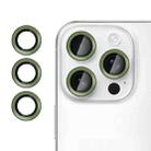 For iPhone 16 Pro Max Kalebol No Flicker Ultra-Thin Individual Camera Lens Tempered Glass Film(Craggy Ridge Green) - 1