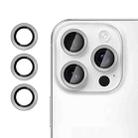 For iPhone 16 Pro Kalebol No Flicker Ultra-Thin Individual Camera Lens Tempered Glass Film(Graphite Gray) - 1