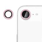 For iPhone 16e Kalebol No Flicker Ultra-Thin Individual Camera Lens Tempered Glass Film(Pink) - 1