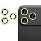 For iPhone 17 Pro Max Kalebol No Flicker Ultra-Thin Individual Camera Lens Tempered Glass Film(Gold) - 1
