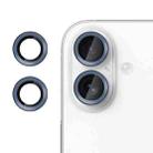 For iPhone 17 Kalebol No Flicker Ultra-Thin Individual Camera Lens Tempered Glass Film(Titanium Blue) - 1