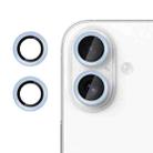 For iPhone 17 Kalebol No Flicker Ultra-Thin Individual Camera Lens Tempered Glass Film(Distant Peak Blue) - 1
