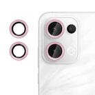 For OPPO Reno13 Global Kalebol No Flicker Ultra-Thin Individual Camera Lens Tempered Glass Film(Pink) - 1