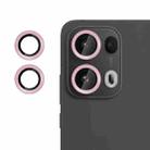 For OPPO Reno13 Pro Global Kalebol No Flicker Ultra-Thin Individual Camera Lens Tempered Glass Film(Pink) - 1