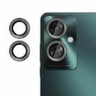 For OPPO Reno11 F Kalebol No Flicker Ultra-Thin Individual Camera Lens Tempered Glass Film(Black) - 1