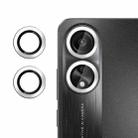 For OPPO A78 4G Kalebol No Flicker Ultra-Thin Individual Camera Lens Tempered Glass Film(Silver) - 1