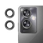 For OPPO A79 5G Kalebol No Flicker Ultra-Thin Individual Camera Lens Tempered Glass Film(Black) - 1