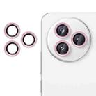 For Xiaomi Civi 5 Pro Kalebol No Flicker Ultra-Thin Individual Camera Lens Tempered Glass Film(Pink) - 1