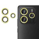 For Redmi Note 14 4G Kalebol No Flicker Ultra-Thin Individual Camera Lens Tempered Glass Film(Gold) - 1