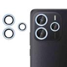 For Redmi Note 14 5G Kalebol No Flicker Ultra-Thin Individual Camera Lens Tempered Glass Film(Distant Peak Blue) - 1