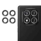 For Redmi Note 14 Pro 4G Kalebol No Flicker Ultra-Thin Individual Camera Lens Tempered Glass Film(Black) - 1