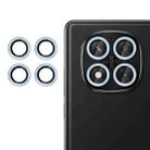 For Redmi Note 14 Pro 4G Kalebol No Flicker Ultra-Thin Individual Camera Lens Tempered Glass Film(Distant Peak Blue) - 1
