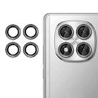 For Xiaomi Poco X7 Kalebol No Flicker Ultra-Thin Individual Camera Lens Tempered Glass Film(Black) - 1