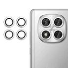 For Xiaomi Poco X7 Kalebol No Flicker Ultra-Thin Individual Camera Lens Tempered Glass Film(Silver) - 1