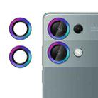 For Redmi Note 13 Pro 4G Kalebol No Flicker Ultra-Thin Individual Camera Lens Tempered Glass Film(Dazzling Colors) - 1