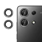 For Redmi Note 13 4G Kalebol No Flicker Ultra-Thin Individual Camera Lens Tempered Glass Film(Black) - 1