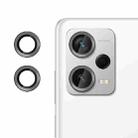 For Redmi Note 12 Pro+ Kalebol No Flicker Ultra-Thin Individual Camera Lens Tempered Glass Film(Black) - 1