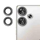 For Xiaomi Poco F6 Kalebol No Flicker Ultra-Thin Individual Camera Lens Tempered Glass Film(Black) - 1