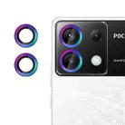 For Xiaomi Poco X6 Kalebol No Flicker Ultra-Thin Individual Camera Lens Tempered Glass Film(Dazzling Colors) - 1