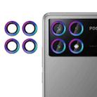 For Xiaomi Poco X6 Pro Kalebol No Flicker Ultra-Thin Individual Camera Lens Tempered Glass Film(Dazzling Colors) - 1