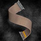 For Apple Watch 42mm / 41mm / 40mm / 38mm Adjustable Single Loop Elastic Nylon Watch Band(Milk Tea) - 3