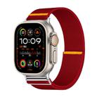 For Apple Watch 42mm / 41mm / 40mm / 38mm Adjustable Single Loop Elastic Nylon Watch Band(Red) - 2