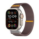 For Apple Watch 42mm / 41mm / 40mm / 38mm Adjustable Single Loop Elastic Nylon Watch Band(Smokey Purple) - 2