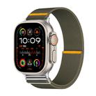 For Apple Watch 42mm / 41mm / 40mm / 38mm Adjustable Single Loop Elastic Nylon Watch Band(Army Green) - 2