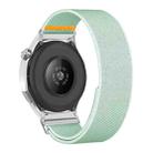 22mm Adjustable Single Loop Elastic Nylon Watch Band(Mint Green) - 1