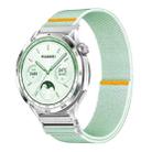 22mm Adjustable Single Loop Elastic Nylon Watch Band(Mint Green) - 2