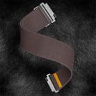 22mm Adjustable Single Loop Elastic Nylon Watch Band(Smokey Purple) - 3