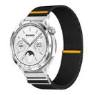 22mm Adjustable Single Loop Elastic Nylon Watch Band(Black) - 2