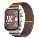 For Huawei Watch Fit3 / Fit4 / Fit4 Pro Adjustable Single Loop Elastic Nylon Watch Band(Smokey Purple) - 1
