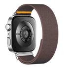 For Huawei Watch Fit3 / Fit4 / Fit4 Pro Adjustable Single Loop Elastic Nylon Watch Band(Smokey Purple) - 2