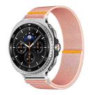 For Samsung Galaxy Watch8 / Watch8 Classic Adjustable Single Loop Elastic Nylon Watch Band(Pink) - 1