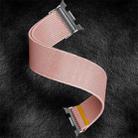 For Samsung Galaxy Watch8 / Watch8 Classic Adjustable Single Loop Elastic Nylon Watch Band(Pink) - 3