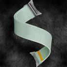 For Google Pixel Watch 3 45mm Adjustable Single Loop Elastic Nylon Watch Band(Mint Green) - 3