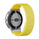 For Google Pixel Watch 3 45mm Adjustable Single Loop Elastic Nylon Watch Band(Yellow) - 2