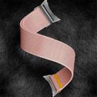 For Google Pixel Watch 3 45mm Adjustable Single Loop Elastic Nylon Watch Band(Pink) - 3