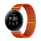 For Google Pixel Watch 3 45mm Adjustable Single Loop Elastic Nylon Watch Band(Orange) - 1