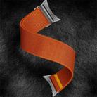 For Google Pixel Watch 3 45mm Adjustable Single Loop Elastic Nylon Watch Band(Orange) - 3