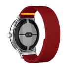 For Google Pixel Watch 3 45mm Adjustable Single Loop Elastic Nylon Watch Band(Red) - 2
