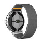 For Google Pixel Watch 3 45mm Adjustable Single Loop Elastic Nylon Watch Band(Gray) - 2