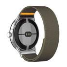 For Google Pixel Watch 3 45mm Adjustable Single Loop Elastic Nylon Watch Band(Army Green) - 2