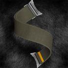 For Google Pixel Watch 3 45mm Adjustable Single Loop Elastic Nylon Watch Band(Army Green) - 3
