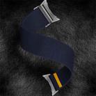 For Google Pixel Watch 3 45mm Adjustable Single Loop Elastic Nylon Watch Band(Dark Blue) - 3