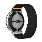 For Google Pixel Watch 3 45mm Adjustable Single Loop Elastic Nylon Watch Band(Black) - 2