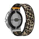 For Google Pixel Watch 3 45mm Adjustable Single Loop Elastic Nylon Watch Band(Leopard Print) - 2