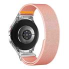 For Samsung Galaxy Watch FE / 7 / 6 / 5 / 4 Adjustable Single Loop Elastic Nylon Watch Band(Pink) - 2