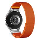 For Samsung Galaxy Watch FE / 7 / 6 / 5 / 4 Adjustable Single Loop Elastic Nylon Watch Band(Orange) - 2